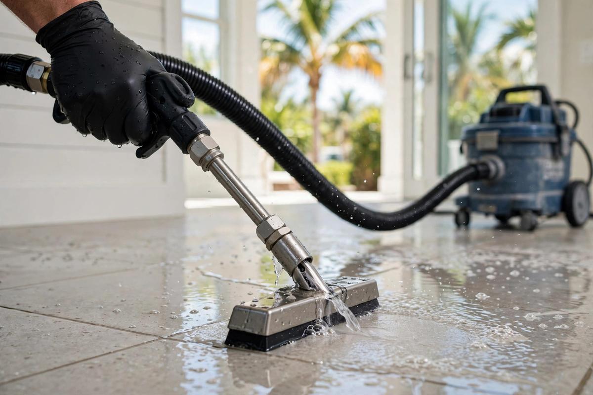Emergency water extraction in Naples FL removing standing water