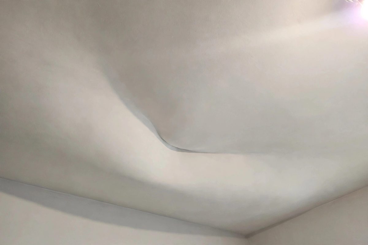 Ceiling water damage repair in a Naples FL home, illustrative example