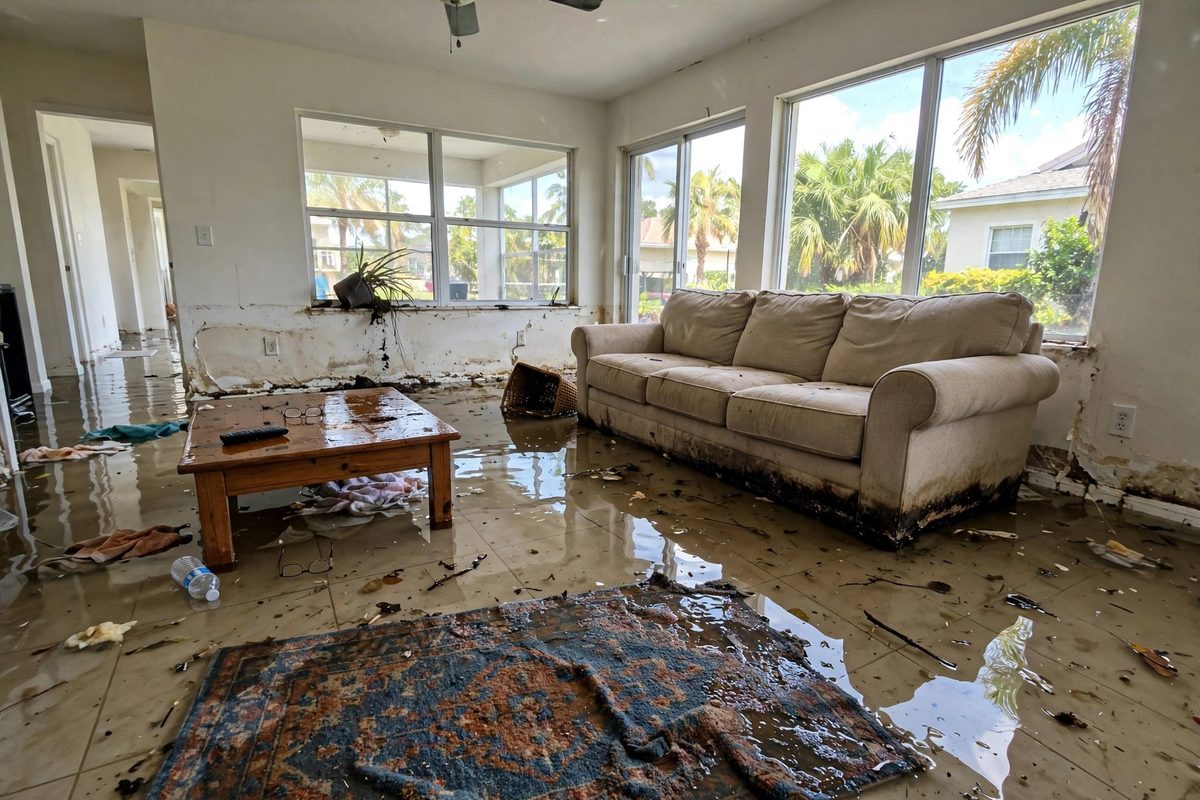 Emergency Water Extraction before Naples FL illustrative example