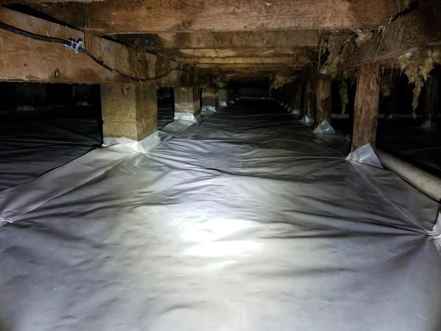 Crawl Space Restoration after photo Naples FL illustrative example