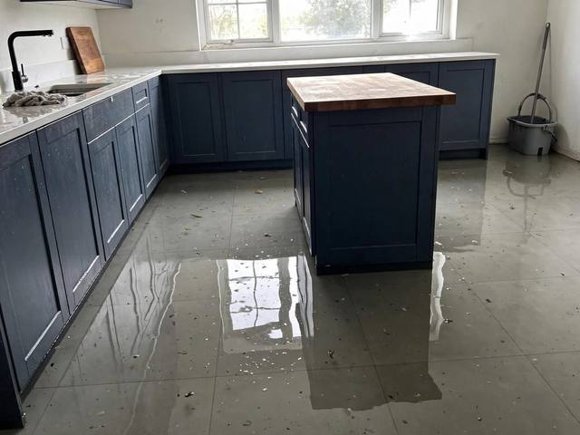 Emergency Water Extraction before photo Naples FL illustrative example