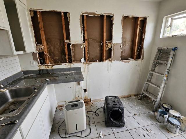 Structural Drying & Mitigation before photo Naples FL illustrative example